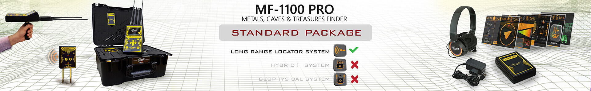 Mf 1100 Pro Mwf Detectors New Long Range Gold Treasure Locator