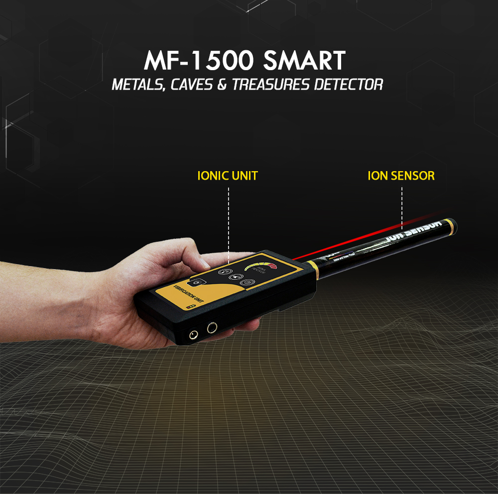 Détecteur de metaux portatif professionnel, magnétomètre dm1500