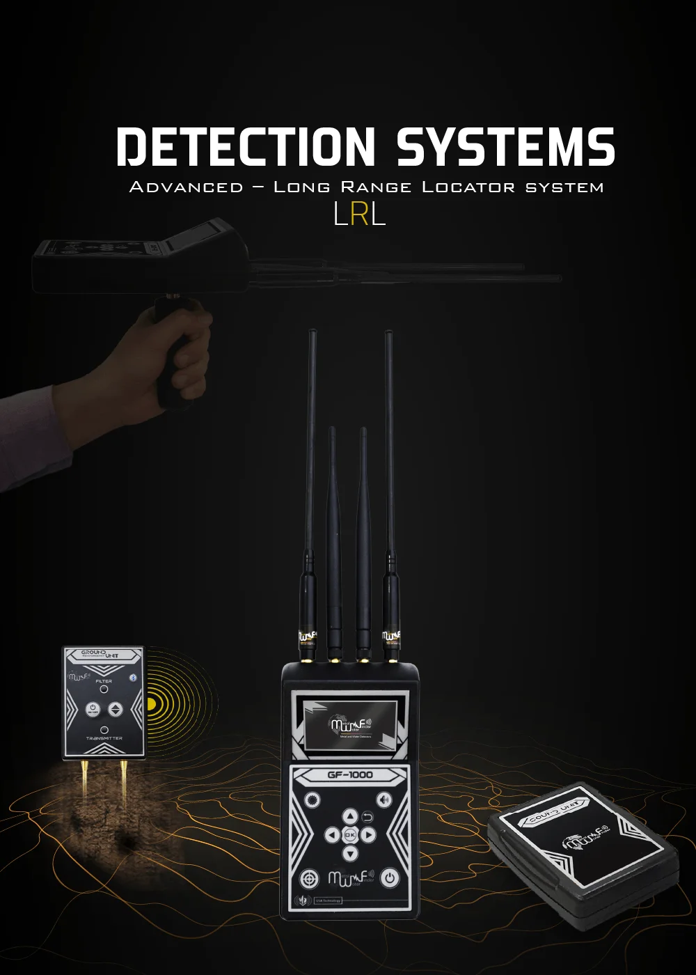 MWF GF 500 Long Range Diamond Detector — Detector Power