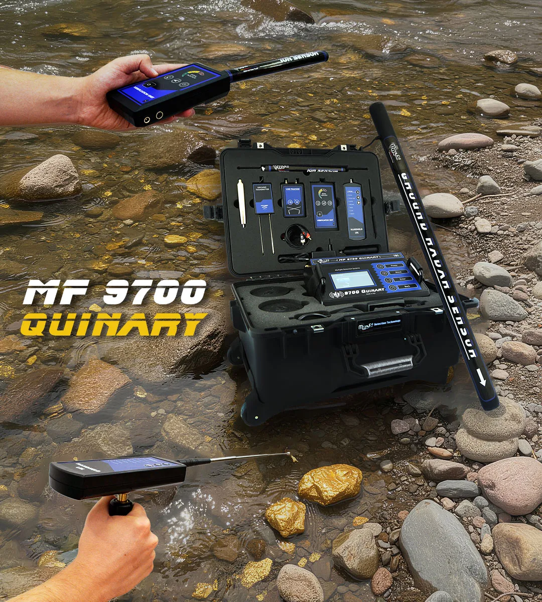 9700 Advanced metal detectors and water detecting