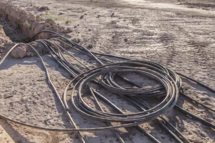 underground high-voltage electrical cable