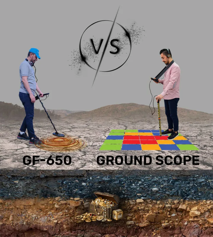gold detectors / GROUND SCOPE - GF 650 / 3D Imaging vs Pulse Induction