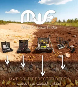 gold deector depth / أعماق الكشف عن الذهب