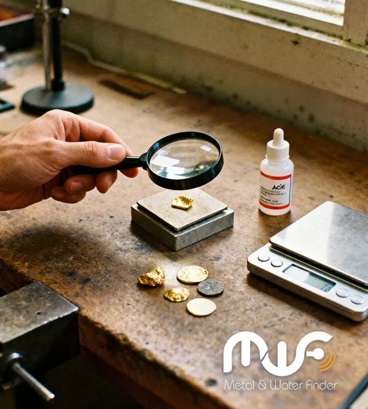 Distinguish Real Gold from Other Metals / تمييز الذهب الحقيقي عن المعادن الأخرى
