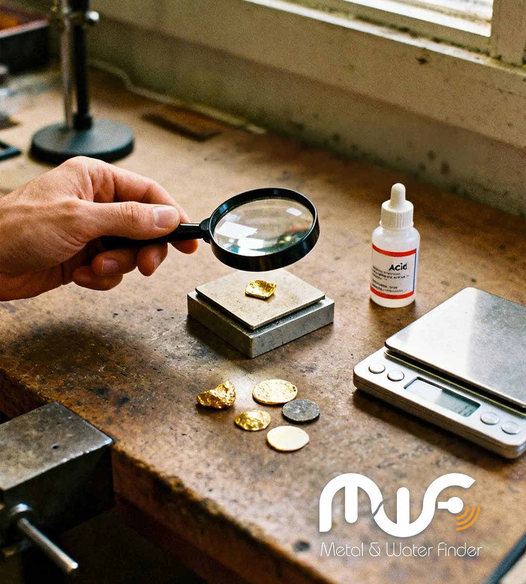 Distinguish Real Gold from Other Metals / تمييز الذهب الحقيقي عن المعادن الأخرى