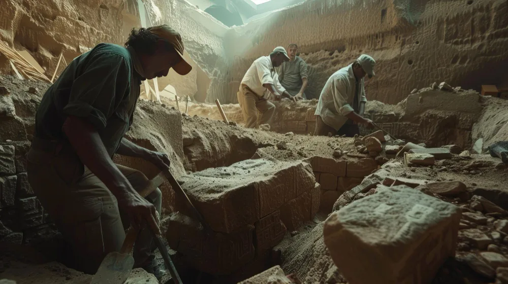 Archaeological excavation sites
