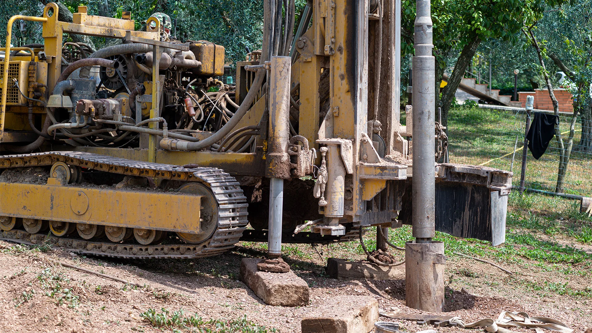 Heavy Machinery Drilling a Hole in the ... Ground Traditional drilling is highly expensive