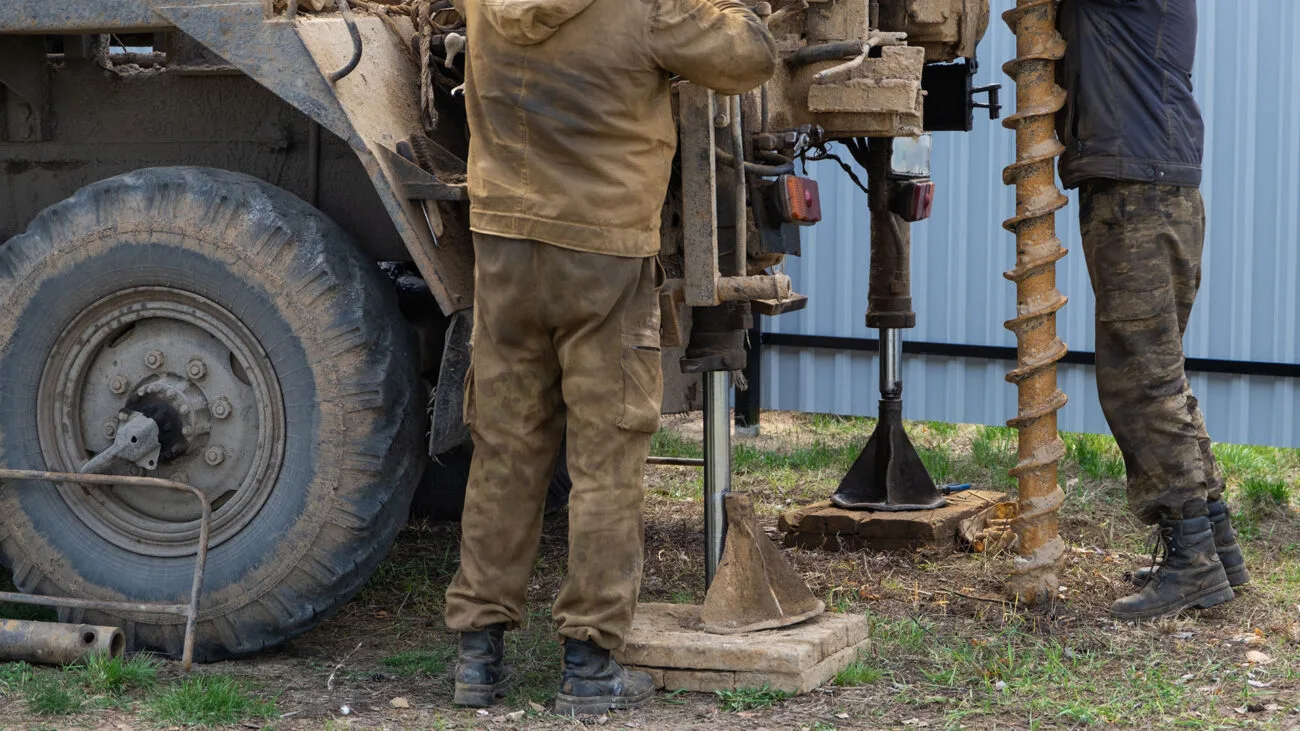 commercial drillers face a massive / water detector