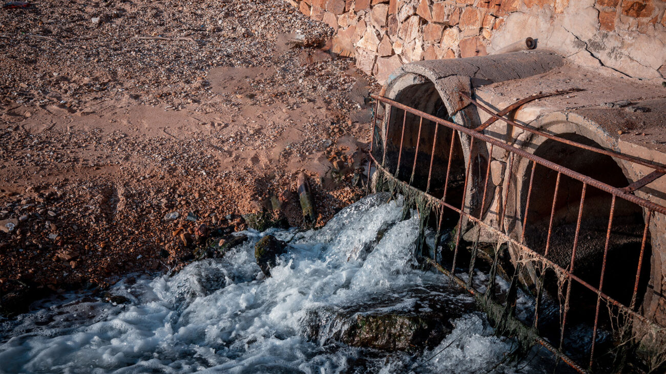 drainage site