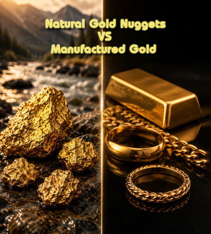 Natural Gold Nuggets vs. Manufactured Gold