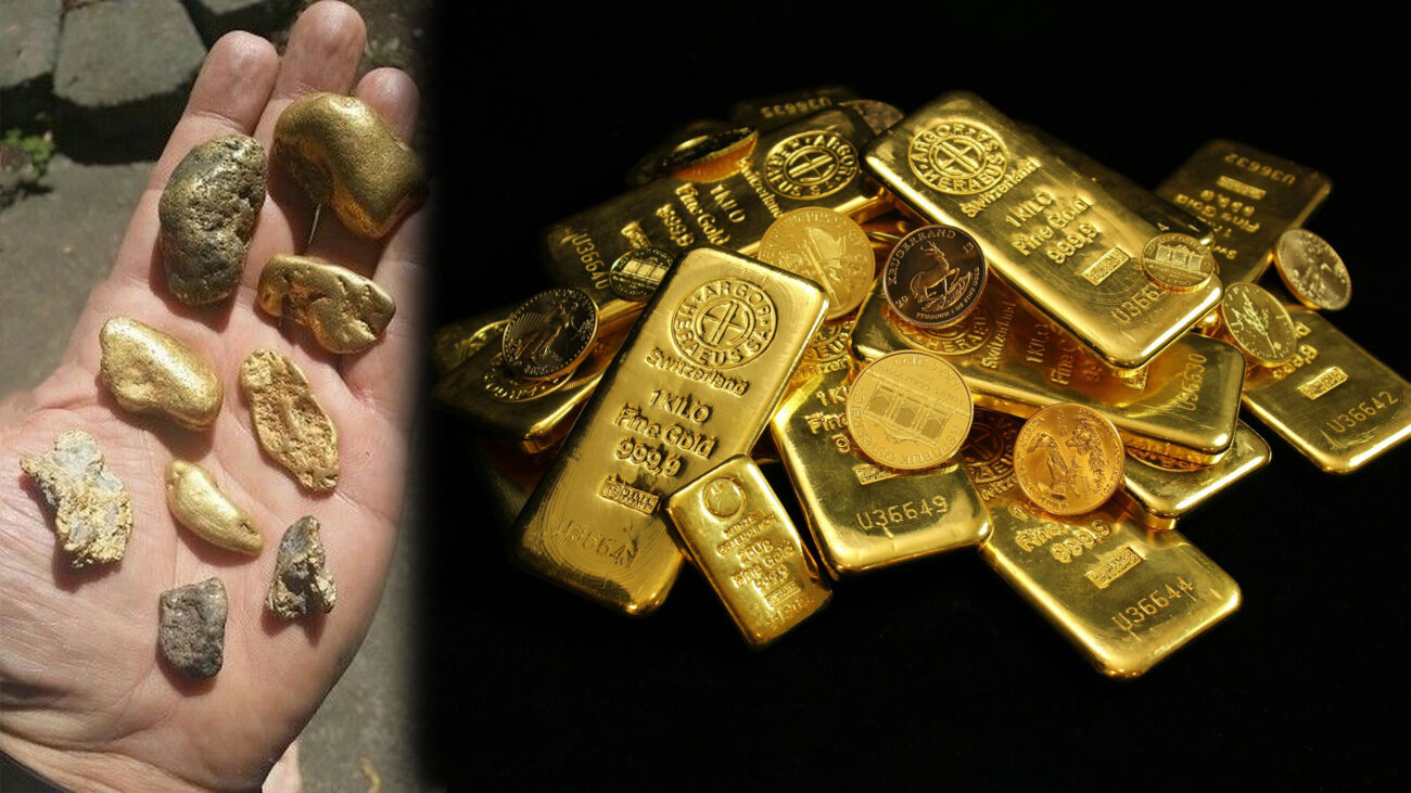 Natural Gold OR Manufactured Gold