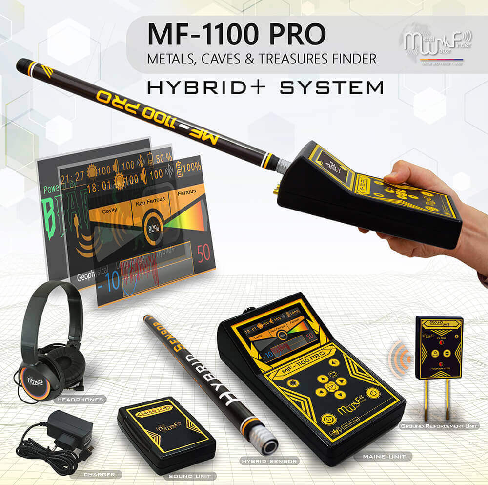 Mf 1100 Pro Super Mwf Detectors Provided With 3 Search Systems